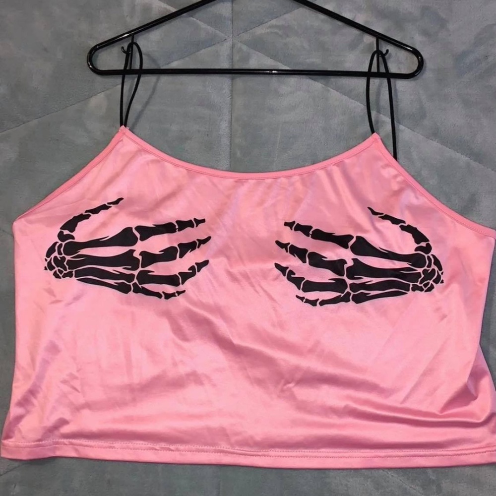 Skeleton Hand Tank top